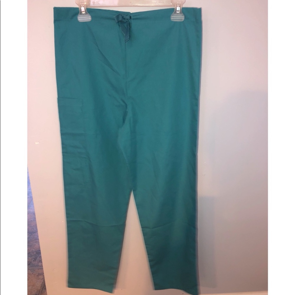 Turquoise scrub pants never worn